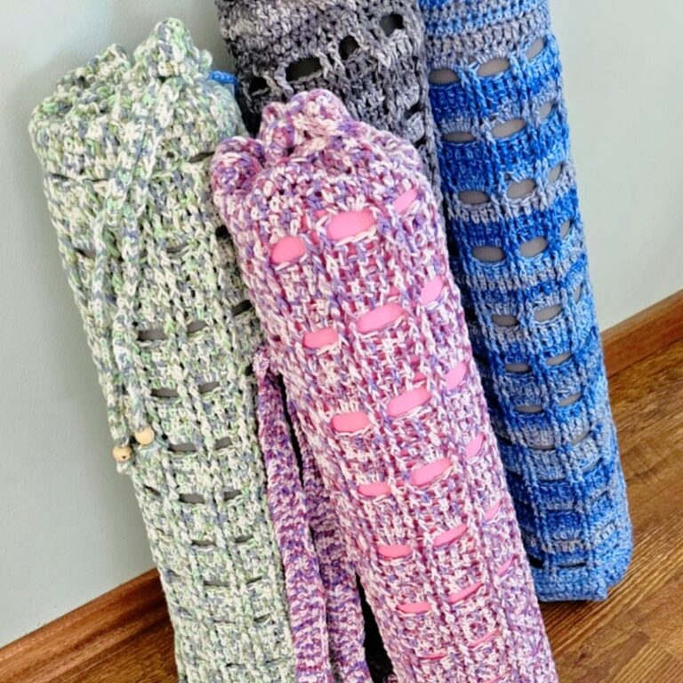 Crochet Yoga <br>Mat Bags Crochet Yoga Mat Bags