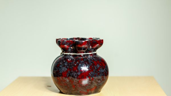 Handcrafted diffusers and vases made from recycled textiles.