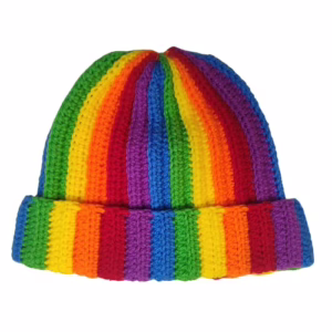 Rainbow beanie