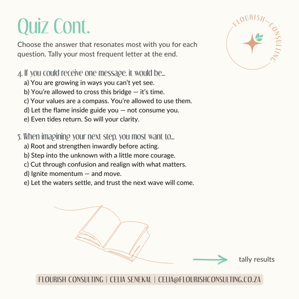 Flourish Consulting Journal Quiz