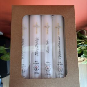 Custom printed candles