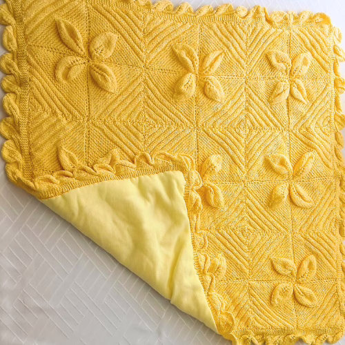 Yellow Pram Blanket