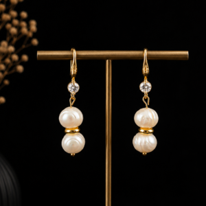Willow Lumière Freshwater Pearl Drop Earrings